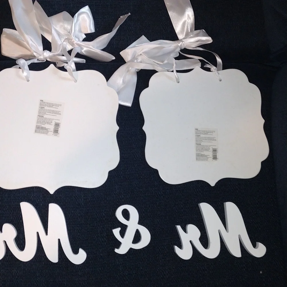Bundle Of Wedding  Signs